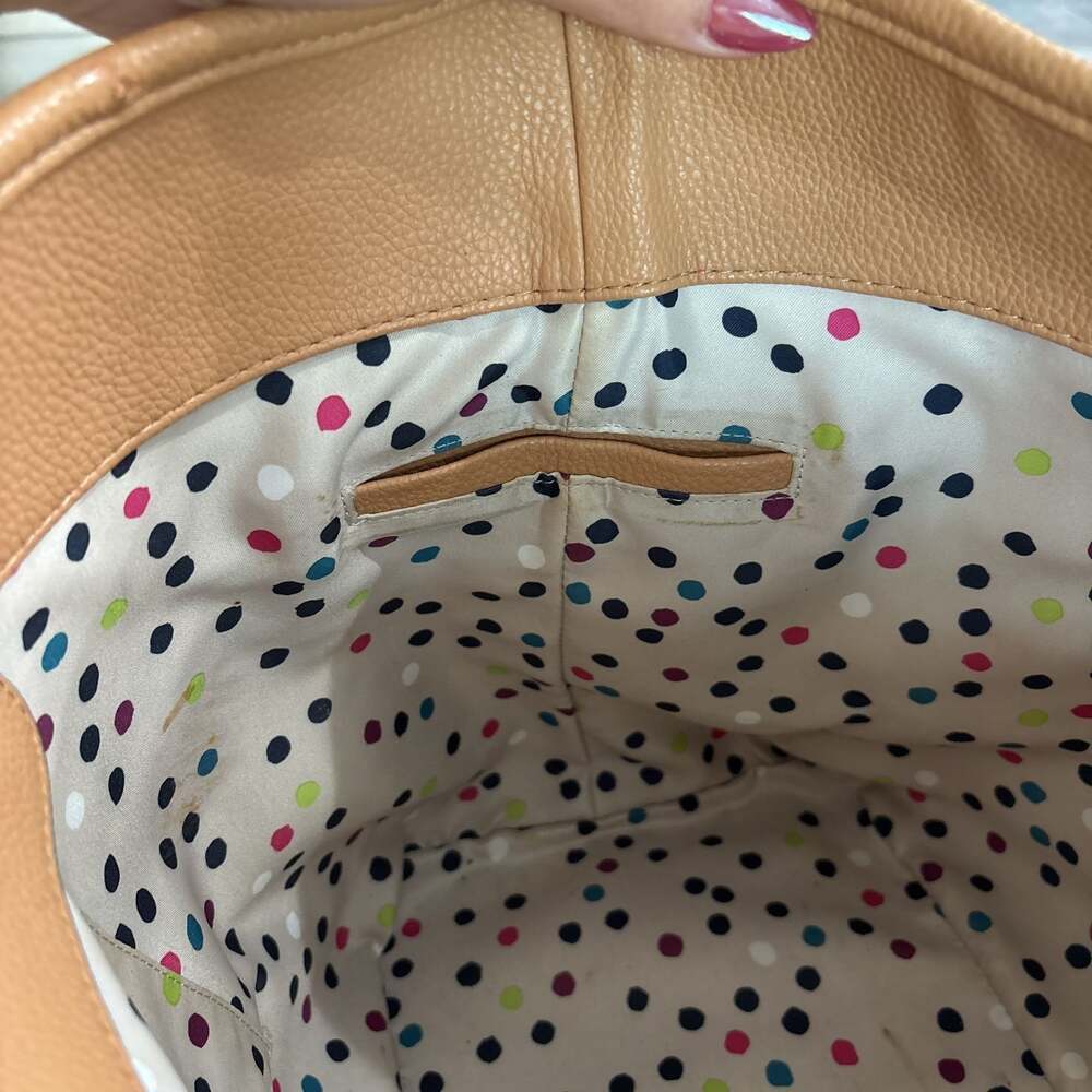 Thirty One Jewell Brown Cork Setter Tote Bag XLarge Purse - Picture 4 of 6